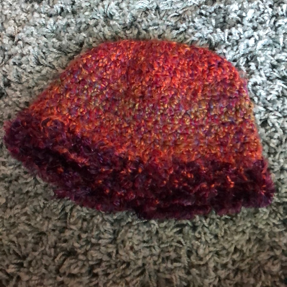 Hand crocheted hat